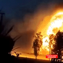 ウクライナ西部で弾薬庫が大爆発 ロシア軍の自爆ドローン攻撃で誘爆 