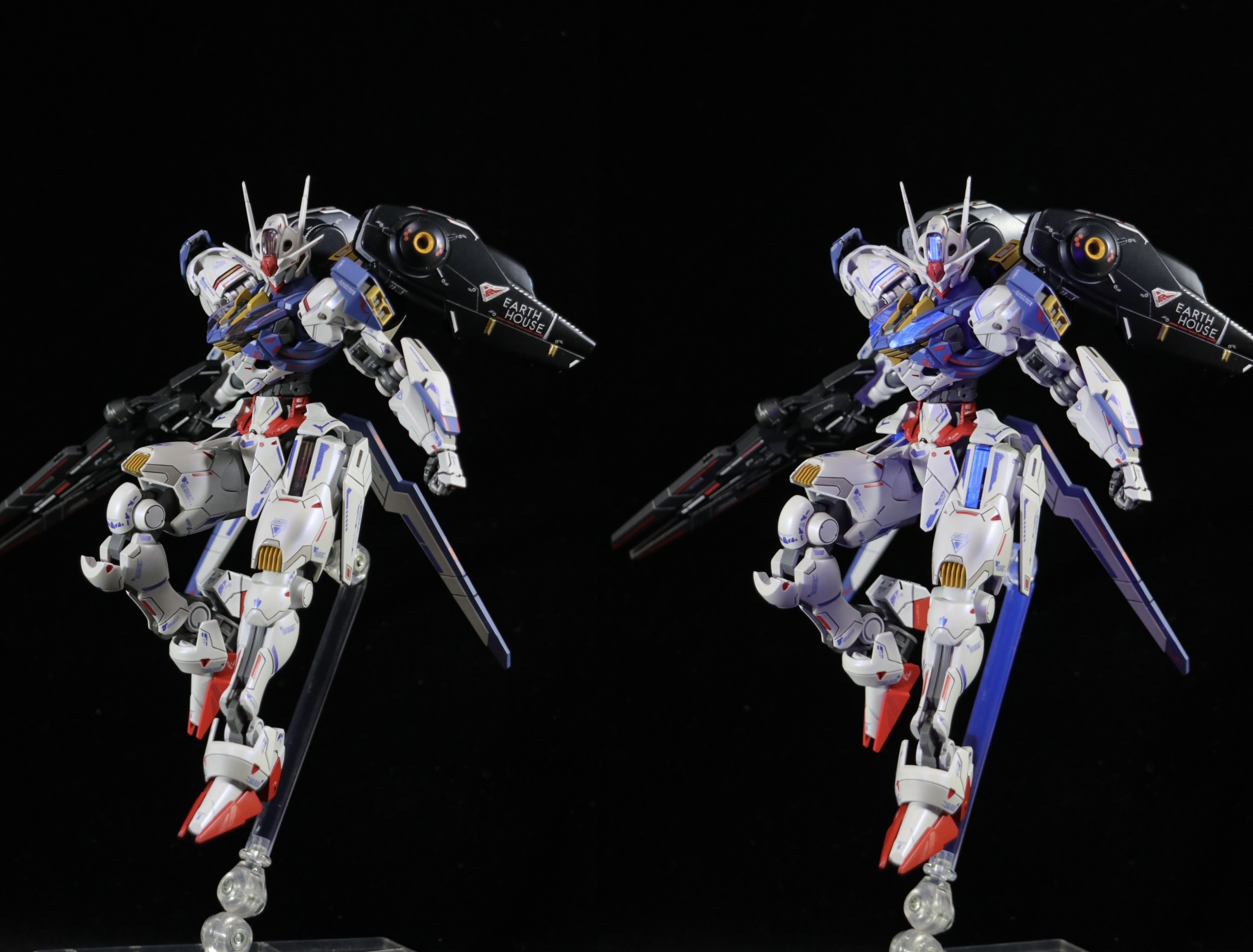 HG ガンダムエアリアル改修型 & フライトユニット 【塗装完成品